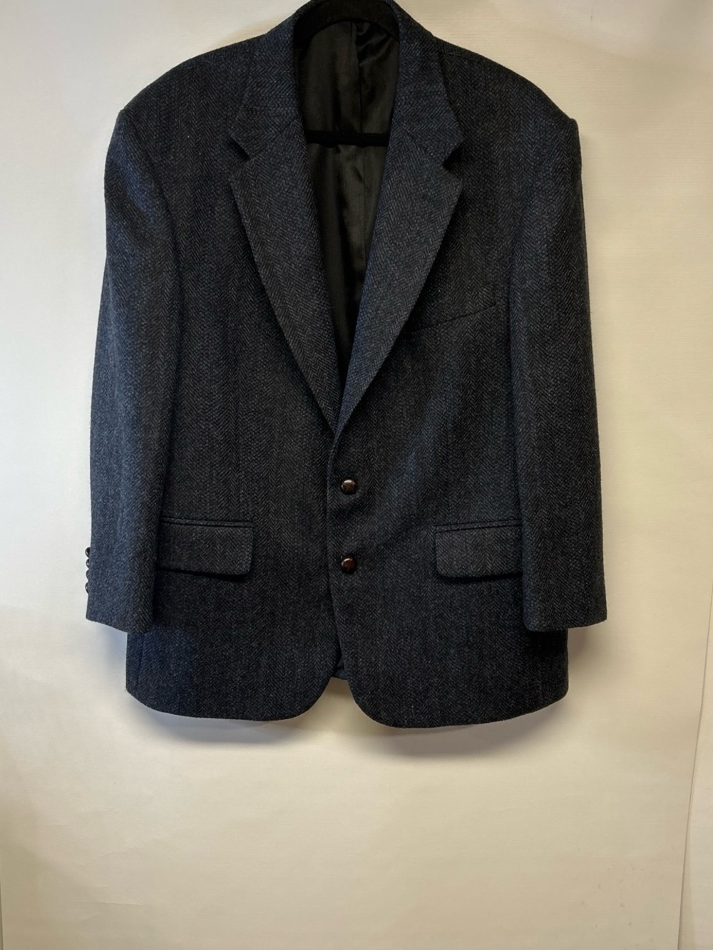 Robert Stock Dark Gray Tweed Blazer